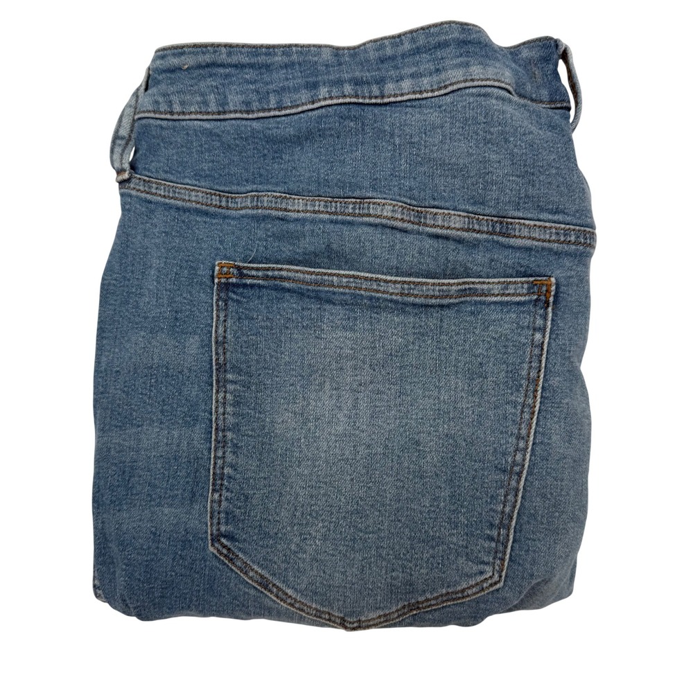Madewell Stovepipe Jeans Womens Plus Size 26 W Light Wash Denim High Rise Crop